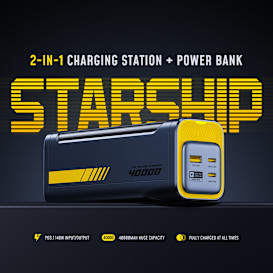 World's Most Powerful 2-in-1 40000mAh Power Bank