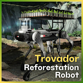 The world’s first all-terrain reforesting robot!