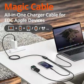 All-in-One Charger Cable for EDC Apple Devices