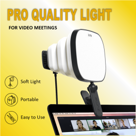 Zumy: Pro Soft Box Light for Video Meetings
