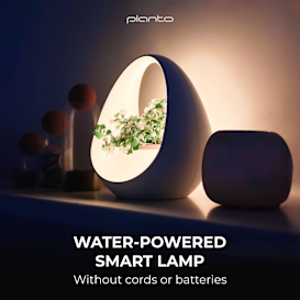Planto The World’s First Water-Powered Smart Lamp