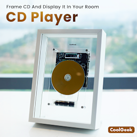 CoolGeek RetroWave Frame: Play & Display Your CDs