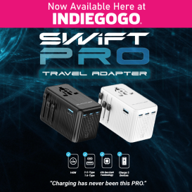 iBlockCube SWIFT PRO: 140W GaN Travel Adapter