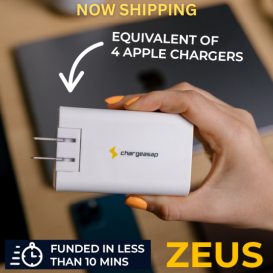 Zeus: World's First Mini 270W GaN USB-C Charger