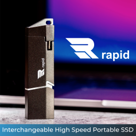 Rapid SSD-Interchangeable High-Speed Portable SSD