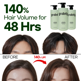 EXTRA Hair Volume for 48 Hours! GRABITY Shampoo