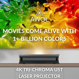 AWOL: The Brightest 4K Triple Laser Projector