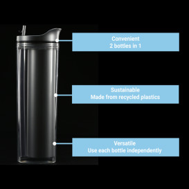 DUO: The 2in1 water bottle for hot & cold drinks