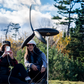 Shine: A Wind Turbine That Fits in Your Backpack