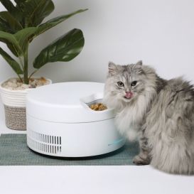 World's First Refrigerated Smart Pet Feeder