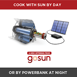 GoSun Fusion: Hybrid Solar & Electric Oven