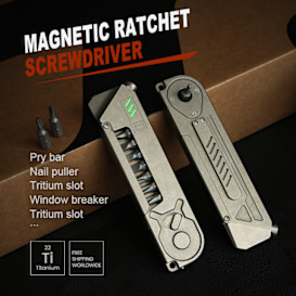 UltraFix Driver: Ti Magnetic Ratchet Screwdriver