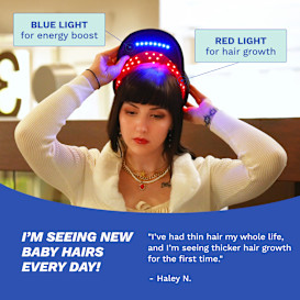 DualGlow - Red & Blue Light Therapy Cap