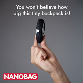 Nanobag Daypack: Backpack That Fits in Your Pocket