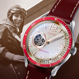 Aviation Legend Inspired Watch-Amelia Pilot Watch