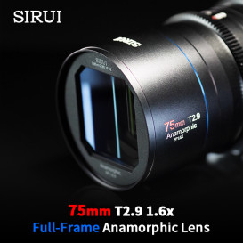 SIRUI 75mm T2.9 1.6x Full-Frame Anamorphic Lens