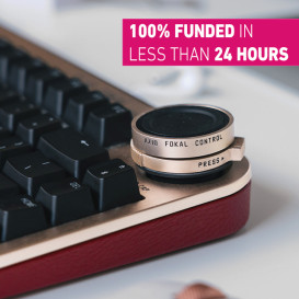 Azio Fokal Keyboard with Customizable Control Knob