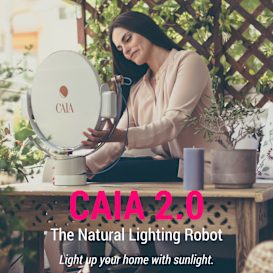 Caia: A Robot That Fills Your Home With Sunshine