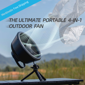 MAX COOLER: Ultimate Portable 4-in-1 Outdoor Fan