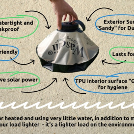 Waschii -Foldable Waschiing Machine for Minimalist