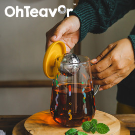 A magnetic, adjustable tea infuser. It's OhTeavor!
