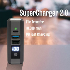SuperCharger2.0-USB-C Hub & Fast Charge Power Bank