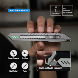 RayFlex Blade: 6-in-1 Ti Multifunctional Knife