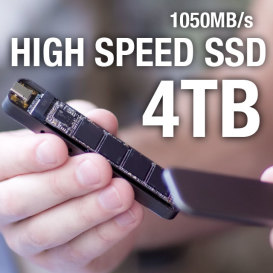 4TB & 2TB HIGH SPEED SSD for All USB-C Devices