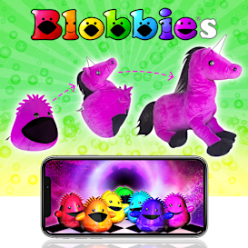 Blobbies: Mobile Game and Transforming Plush Toys