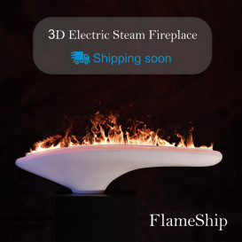 FlameShip - 3D Electric Steam Fireplace