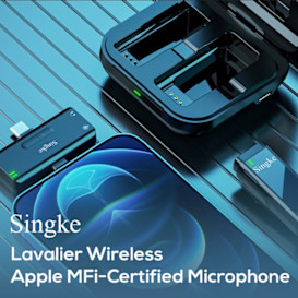SingKe Lavalier Apple MFi-Certified Microphone