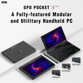 GPD Pocket 3: Modular Full-featured Handheld PC