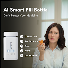 AI Smart Pill Bottle - Don’t Ever Forget Your Meds