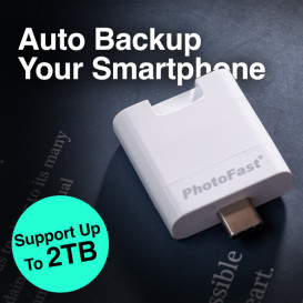 PhotoCube PD: Smart Auto Phone Data Backup Stick