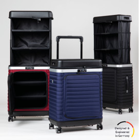 The First Suitcase that turns into a mobile closet
