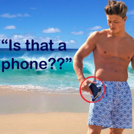 Swimshorts With Waterproof Pocket Plus 6 Features