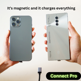 Connect Pro: 1st 100W Magnetic Cable w LED screen