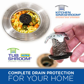 Kitchen SinkShroom & Ultra TubShroom No More Clogs