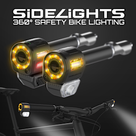 SideLights: 360 & Double Beam Safety Bike Lights