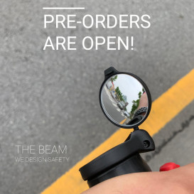 CORKY-URBAN a Universal Rear-view Cycling Mirror.