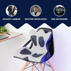 Lifted Lumbar: Doctor-Developed Seat Cushion
