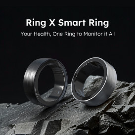 Ring X:1st Smart Ring with Blood Pressure Monitor