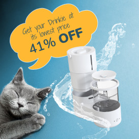 Drinkie: Your pet’s self-cleaning water dispenser