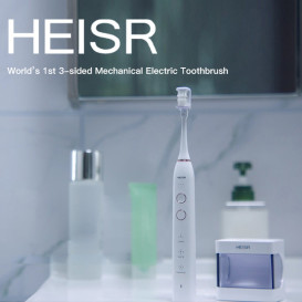 HEISR:3-Sided Wraparound Electric Toothbrush!