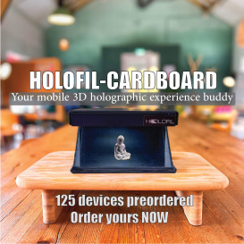HOLOFIL-cardboard: Not just another mobile display