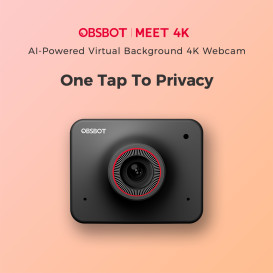 OBSBOT Meet - AI Virtual Background 4K Webcam