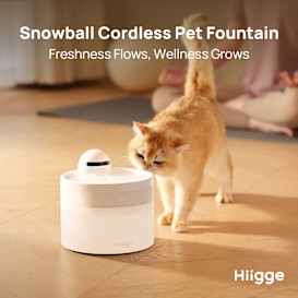 Hiigge Snowball Pet Fountain - Hydration Made Easy