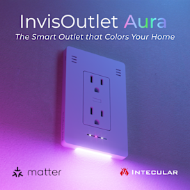 InvisOutlet Aura: The First Colorful Smart Outlet