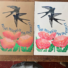 Letterpress Prints to Fund Art Therapy Intensive