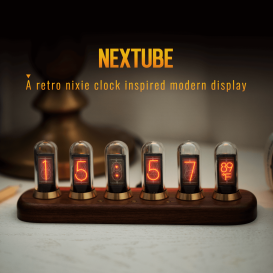 Nextube: retro nixie clock inspired modern display